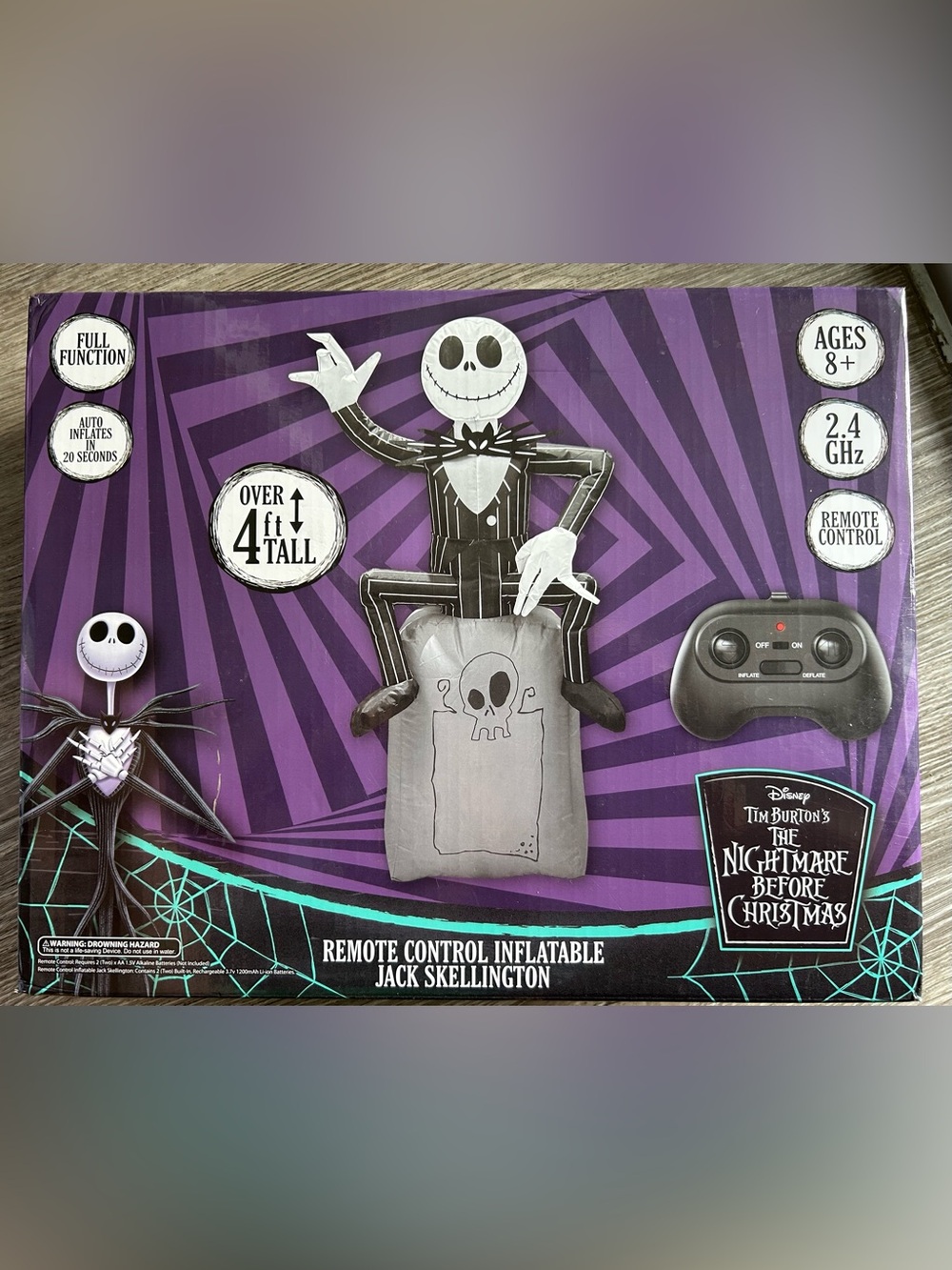 Disney Tim Burton's The Nightmare Before Christmas Remote Control Inflatable